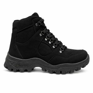 Coaster ROCKY-20 Hiking & Trekking Shoes for Men | Lightweight Water Resistant Outdoor Shoes | Black