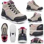CTR Trek 20 Water-Resistant High Ankle Anti-Skid Hiking Shoes | Lightweight Unisex Trekking Shoes | Camal