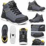CTR Trek 20 Water-Resistant High Ankle Anti-Skid Hiking Shoes | Lightweight Unisex Trekking Shoes | Camal