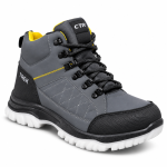 CTR Trek 20 Water-Resistant High Ankle Anti-Skid Hiking Shoes | Lightweight Unisex Trekking Shoes | Camal